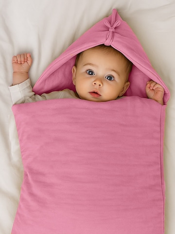 PAPATE - Saco de dormir en rosa: frente