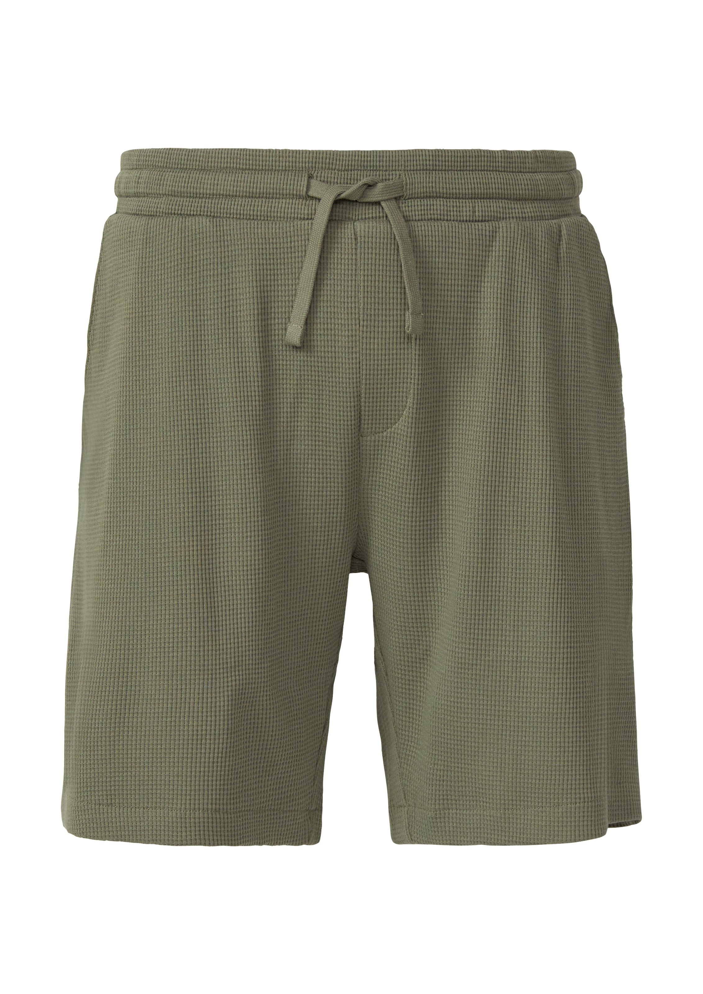 QS Shorts in Grün: Vorderseite