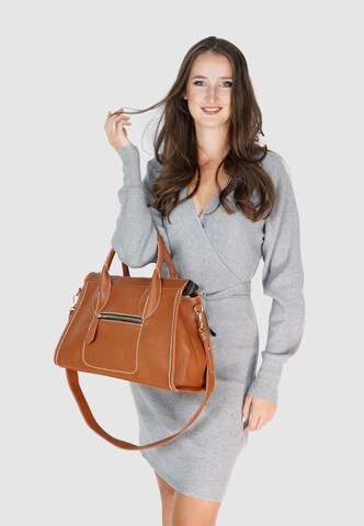 HARPA Handbag 'IVER' in Brown: front