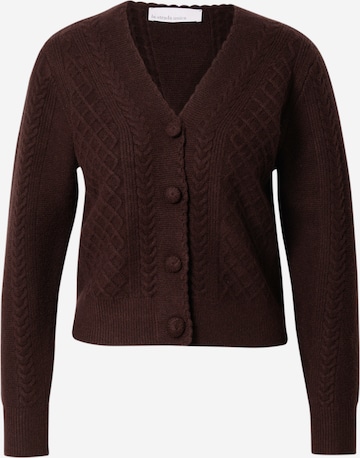 LA STRADA UNICA Knit cardigan 'NABITA' in Brown: front