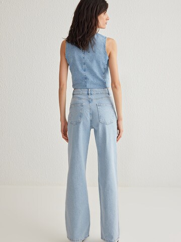 Largi Jeans de la Trendyol pe albastru