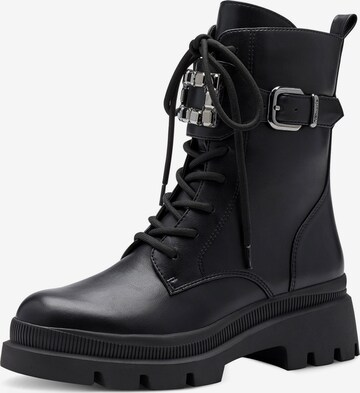 TAMARIS Lace-Up Ankle Boots '25236' in Black: front