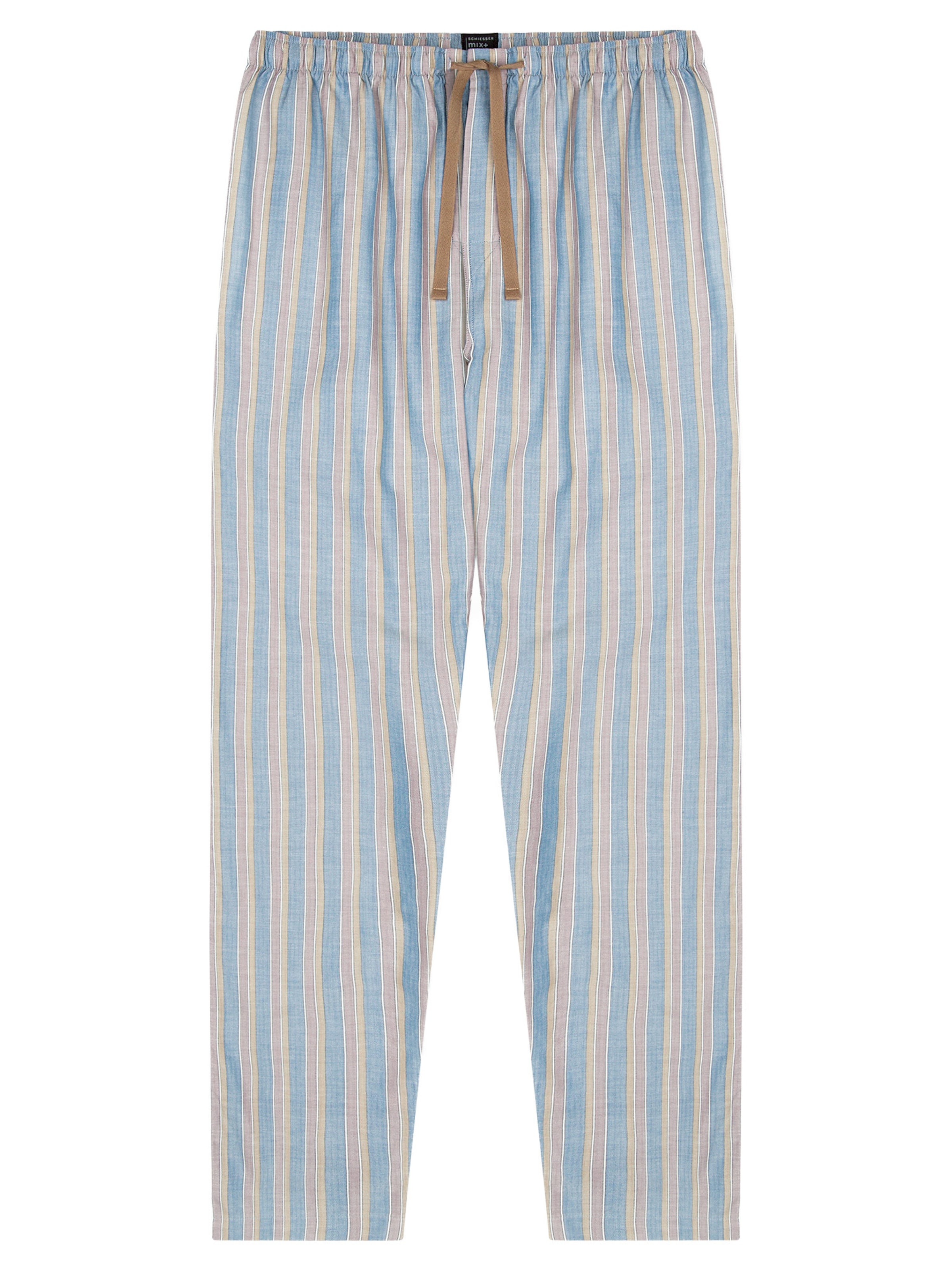 Pantalon de pyjama 'Mix + Relax' SCHIESSER en bleu : devant