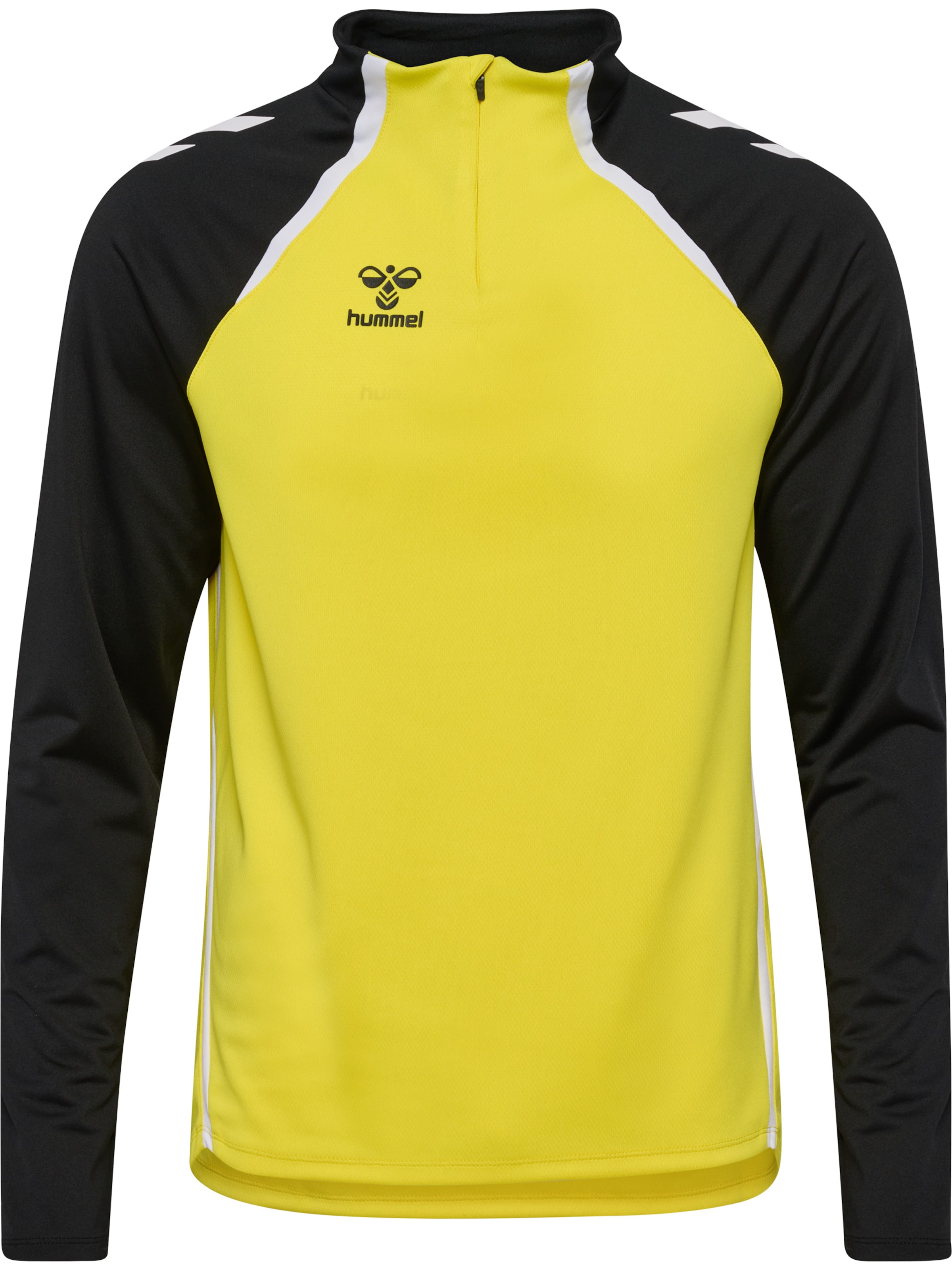 T-Shirt fonctionnel Hummel en jaune : devant