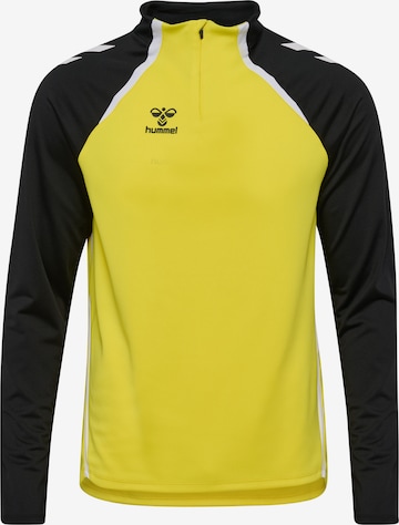 T-Shirt fonctionnel Hummel en jaune : devant