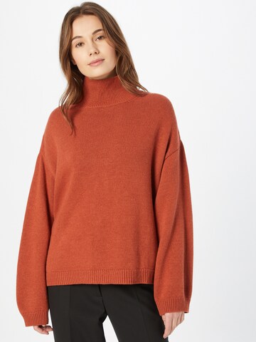 NA-KD Sweater in Orange: front