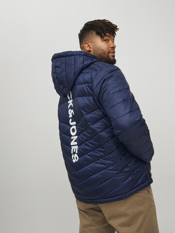 Jack & Jones Plus - Chaqueta de entretiempo 'Hero' en azul