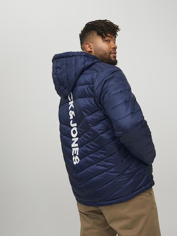 Jack & Jones Plus Between-Season Jacket 'Hero' in Blue