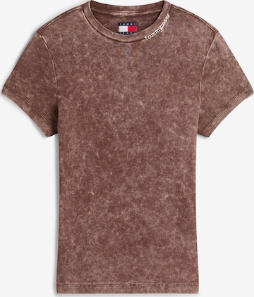 ruda Tommy Jeans Marškinėliai: priekis