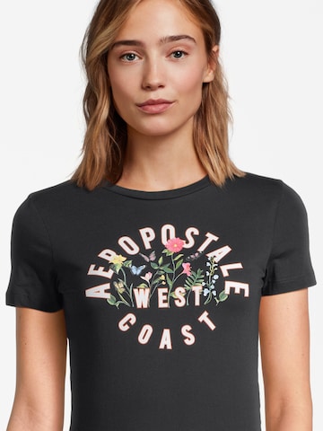 AÉROPOSTALE T-Shirt 'MAY' in Schwarz
