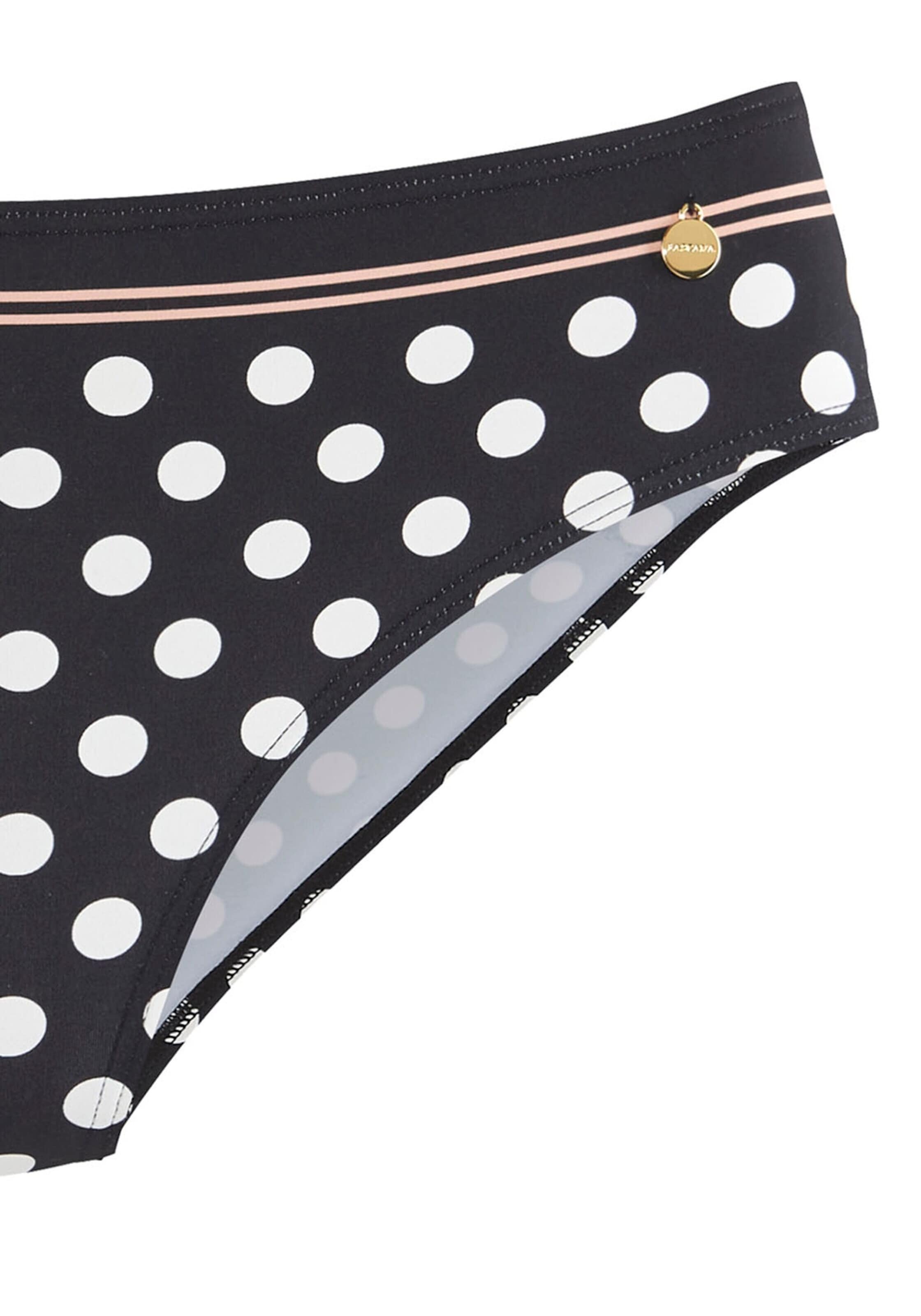 LASCANA Bandeau Bikini - fekete