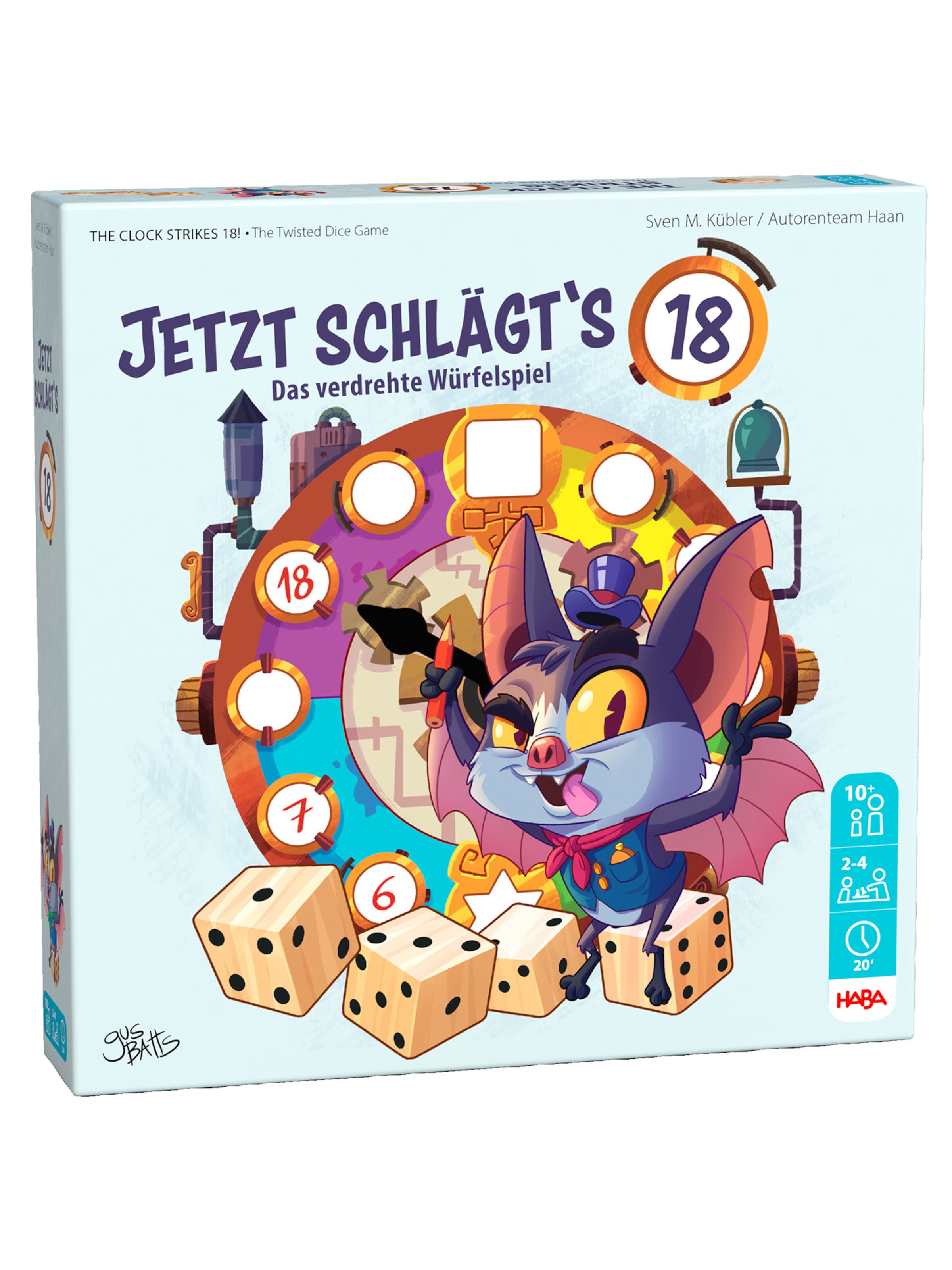 HABA Spel ' Jetzt schlägt`s 18! ' in Gemengde kleuren: voorkant