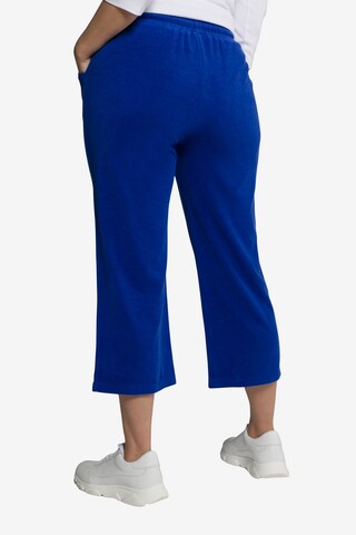 Ulla Popken Bootcut Broek in Blauw