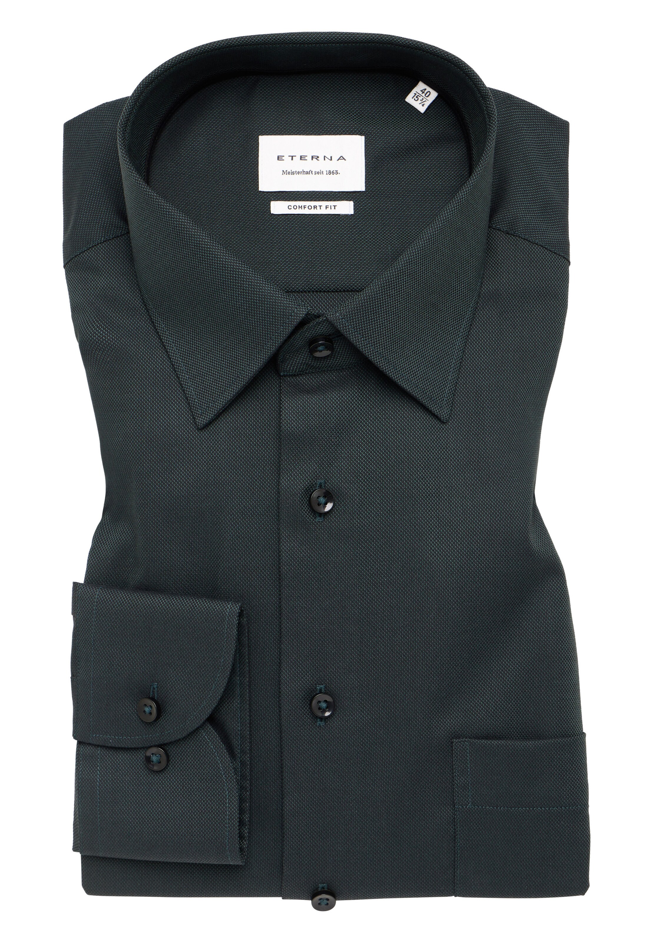 ETERNA Comfort Fit Businesshemd in Grün