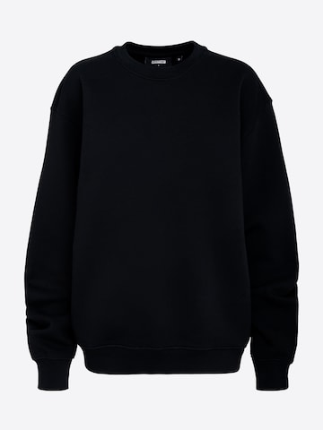 ABOUT YOU x StayKidSweater majica 'BLOCKSBERG' - crna boja: prednji dio
