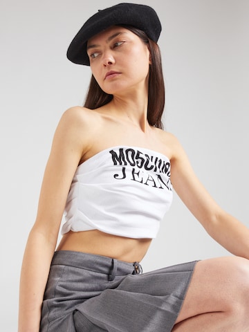 Moschino Jeans Toppi värissä valkoinen