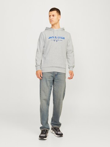 Sweat-shirt 'JJAlvis' JACK & JONES en gris