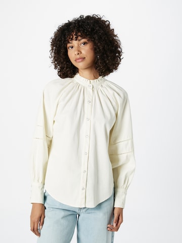 Oasis Blouse in Beige: front