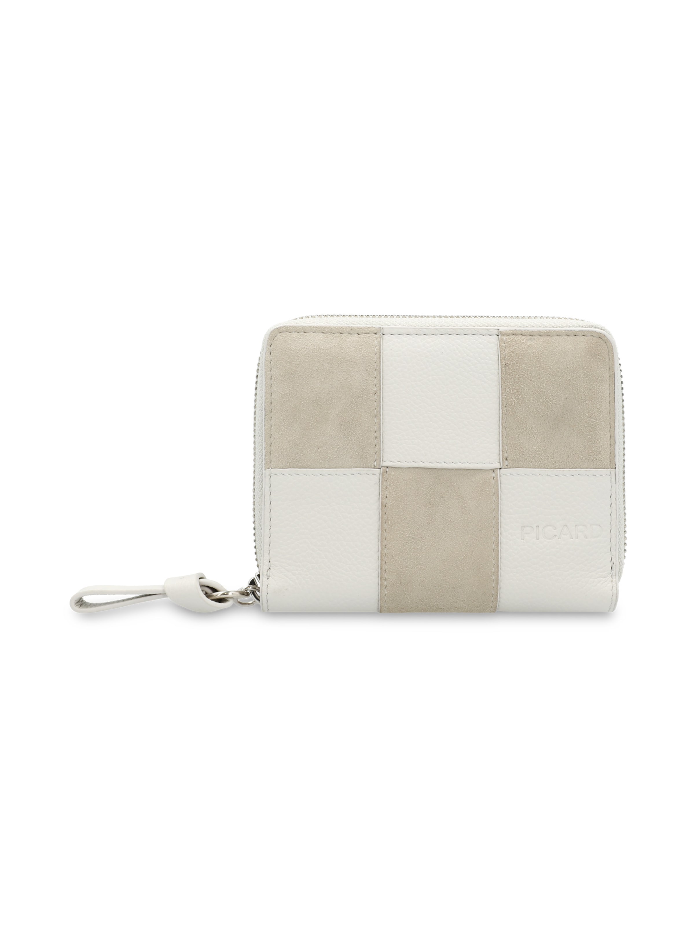 Picard Portemonnaie 'Chess' in Grau: Vorderseite