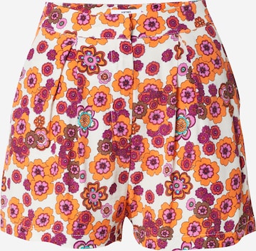 Koton Regular Pleat-Front Pants in Orange: front