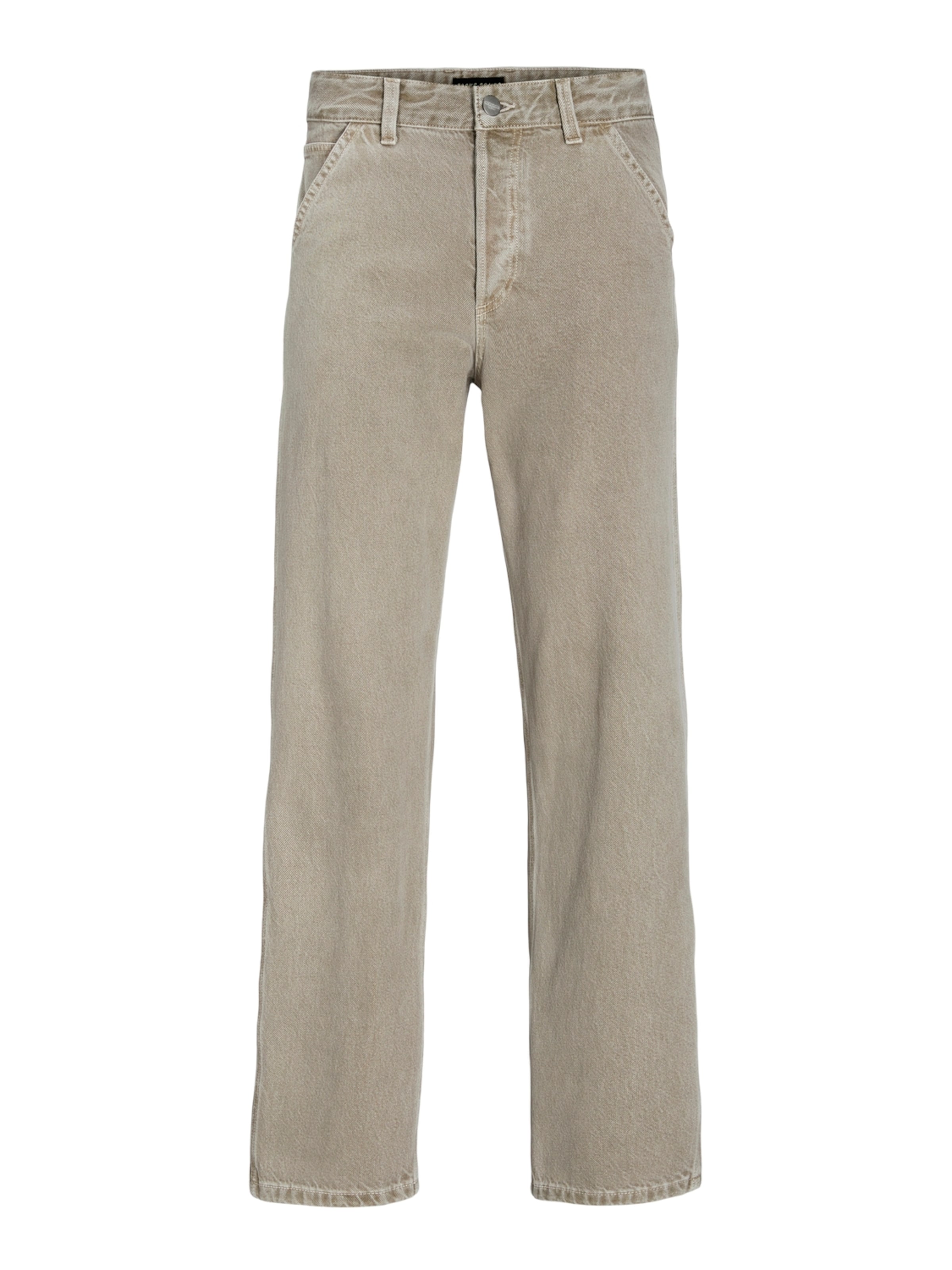 JACK & JONES Дънки 'JJIEddie JJWorker' в зелено: отпред