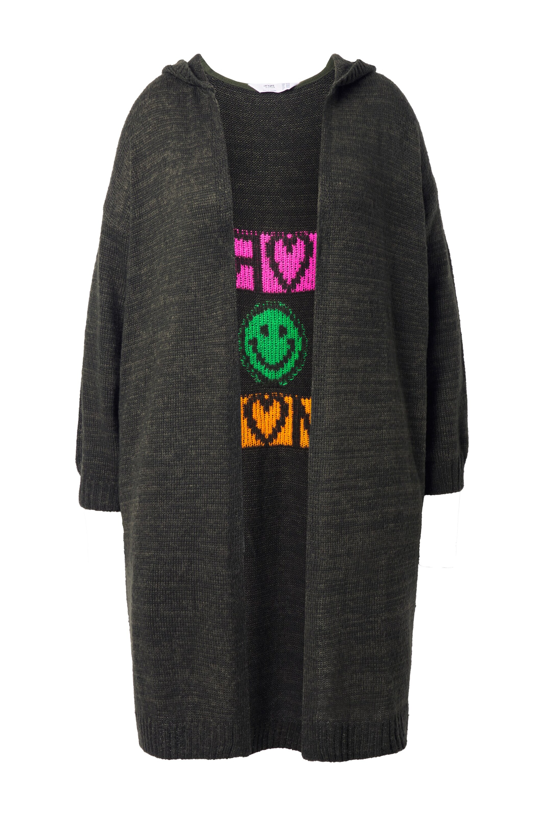 Angel of Style Knit cardigan in Grey: front