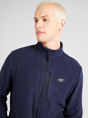 4F Athletic Fleece Jacket in Blue