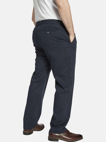 Charles Colby Loosefit Tiefbundhose ' Baron France ' in Blau