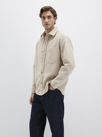 Mavi Comfort fit Button Up Shirt in Beige