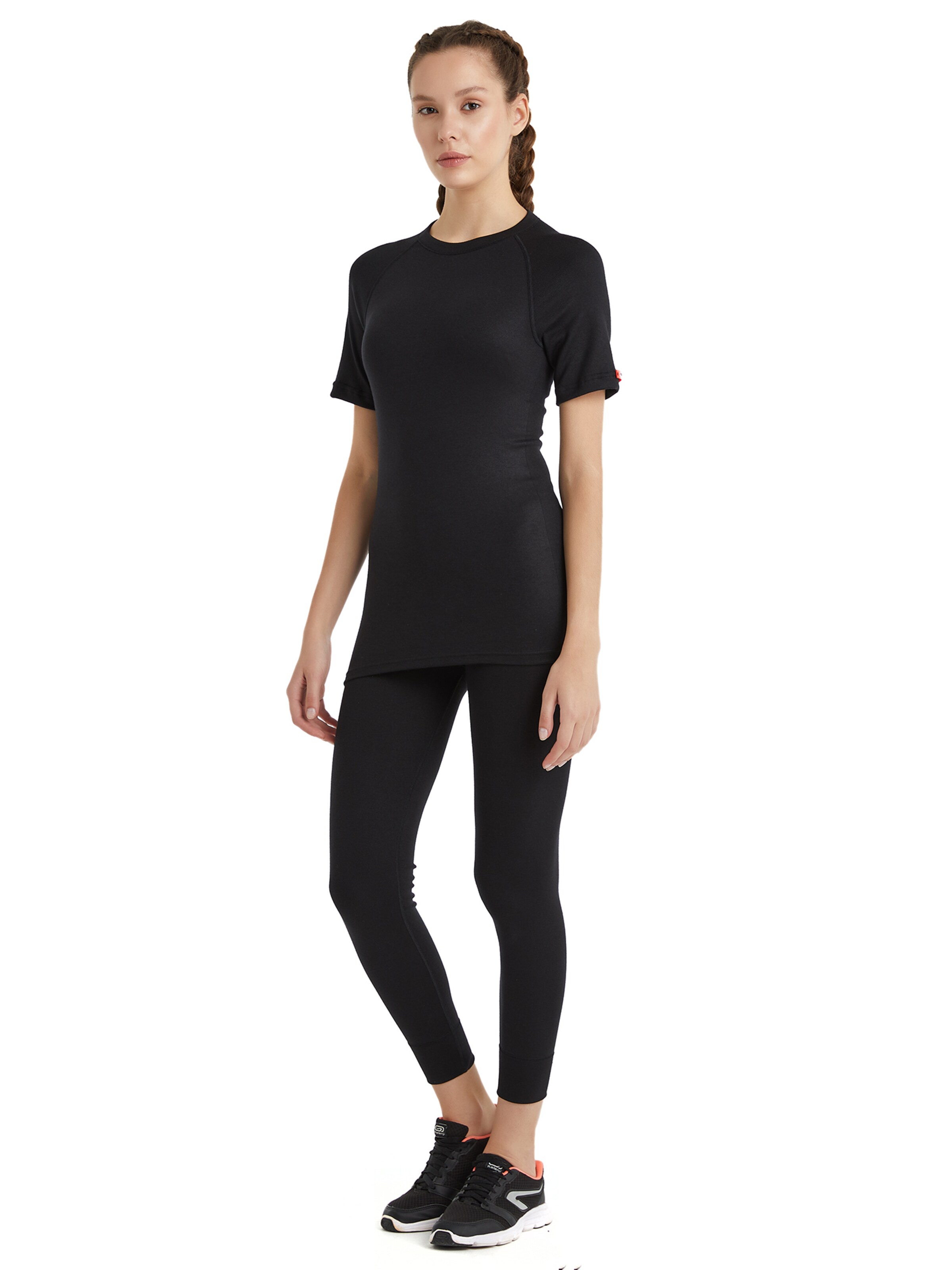 Blackspade Thermo-Unterhemd ' T-Shirt ' in Schwarz