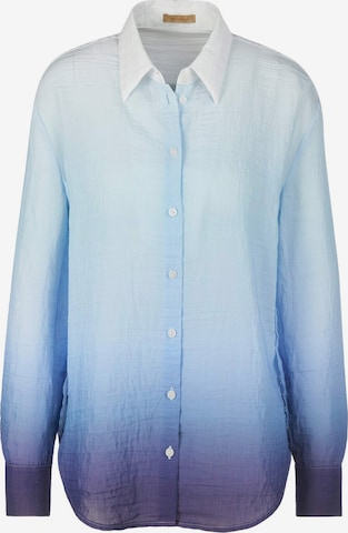 tRUE STANDARD Blouse in Blauw: voorkant