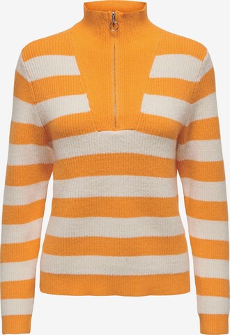 Pull-over 'KATIA' ONLY en orange : devant