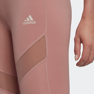Skinny Pantaloni sport de la ADIDAS SPORTSWEAR pe roz