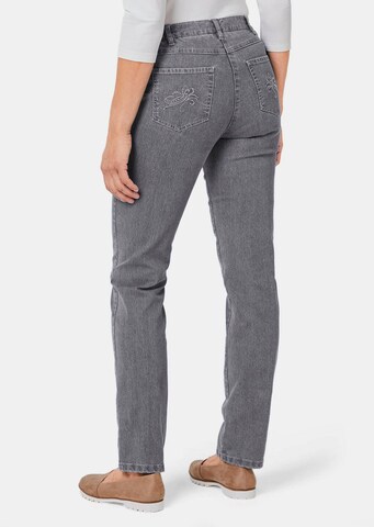 Goldner Slim fit Jeans 'Anna' in Grey
