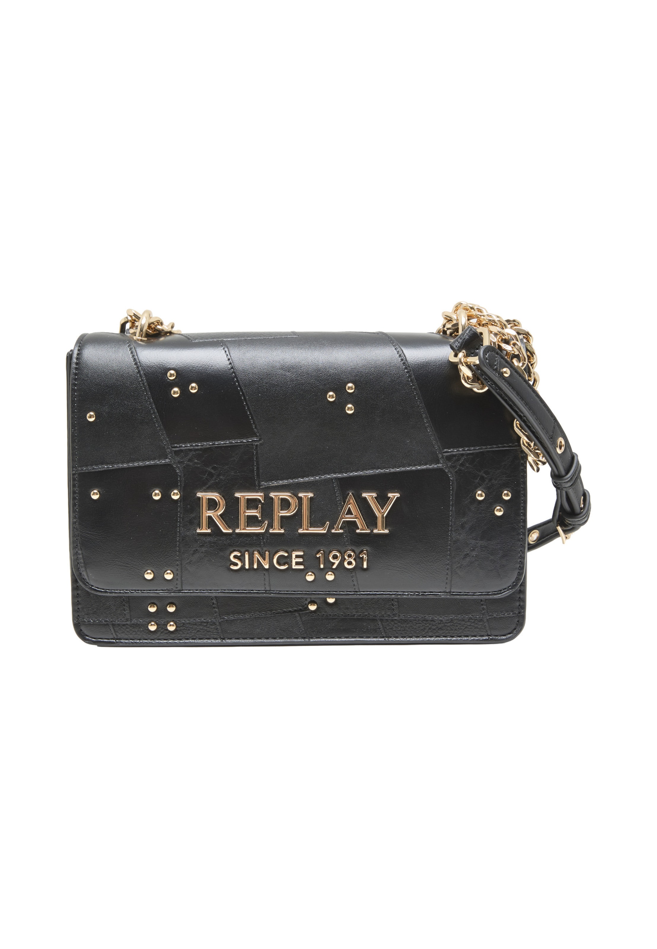 Sac à bandoulière REPLAY en noir : devant