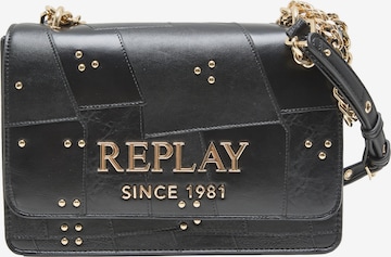 Borsa a tracolla di REPLAY in nero: frontale