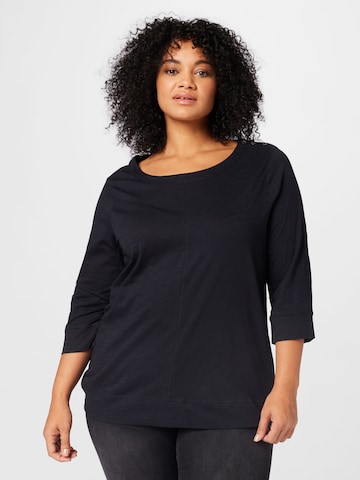 Tricou de la Esprit Curves pe negru: față