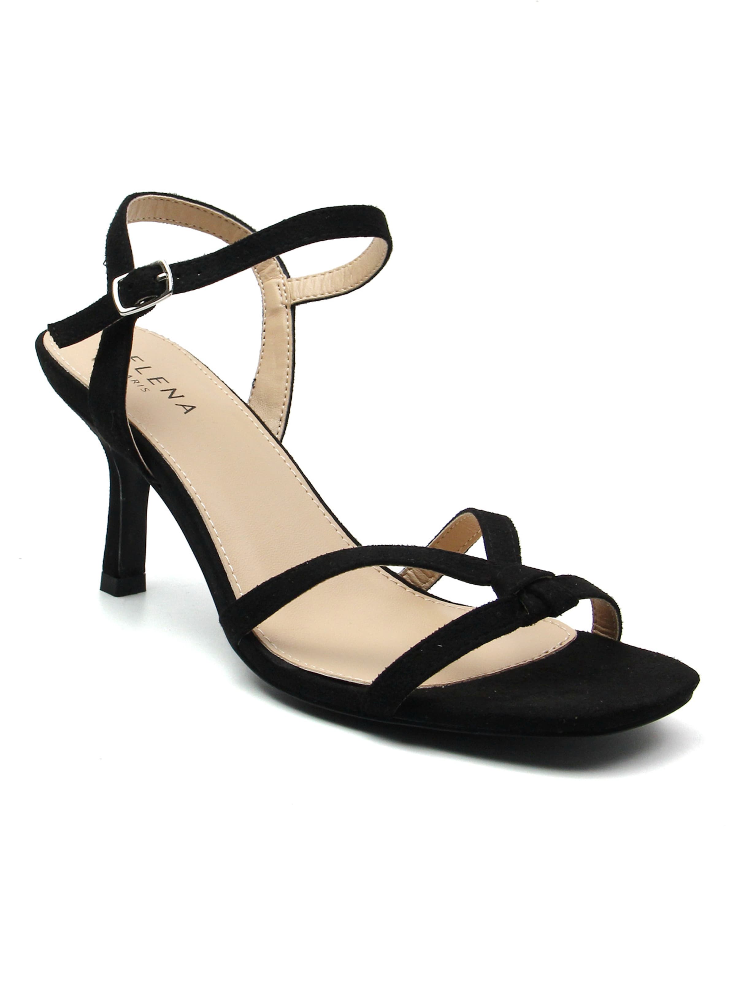 Sandales à lanières 'Chizitelu' Celena en noir