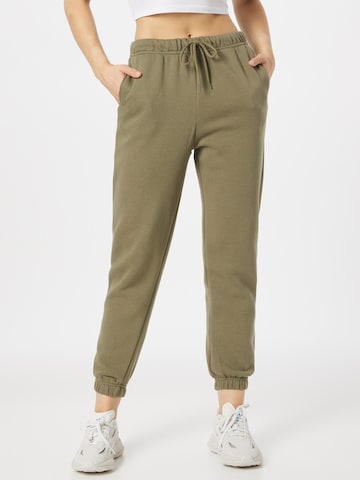PIECES Tapered Pants 'Chilli' in Green: front