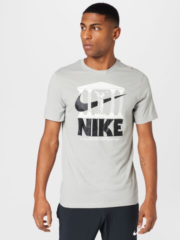 NIKE Performance Shirt 'WILD CARD' in Grey: front