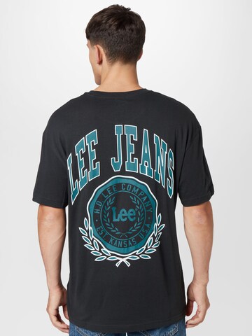 Lee T-shirt 'VARSITY' i svart