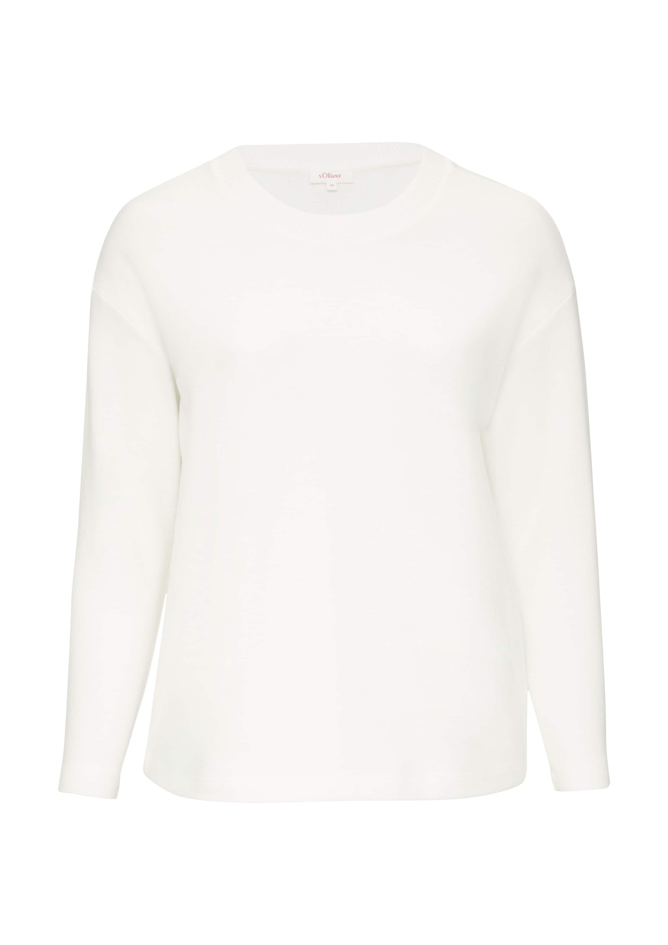 s.Oliver Red Label Plus Pullover in Weiß: Vorderseite