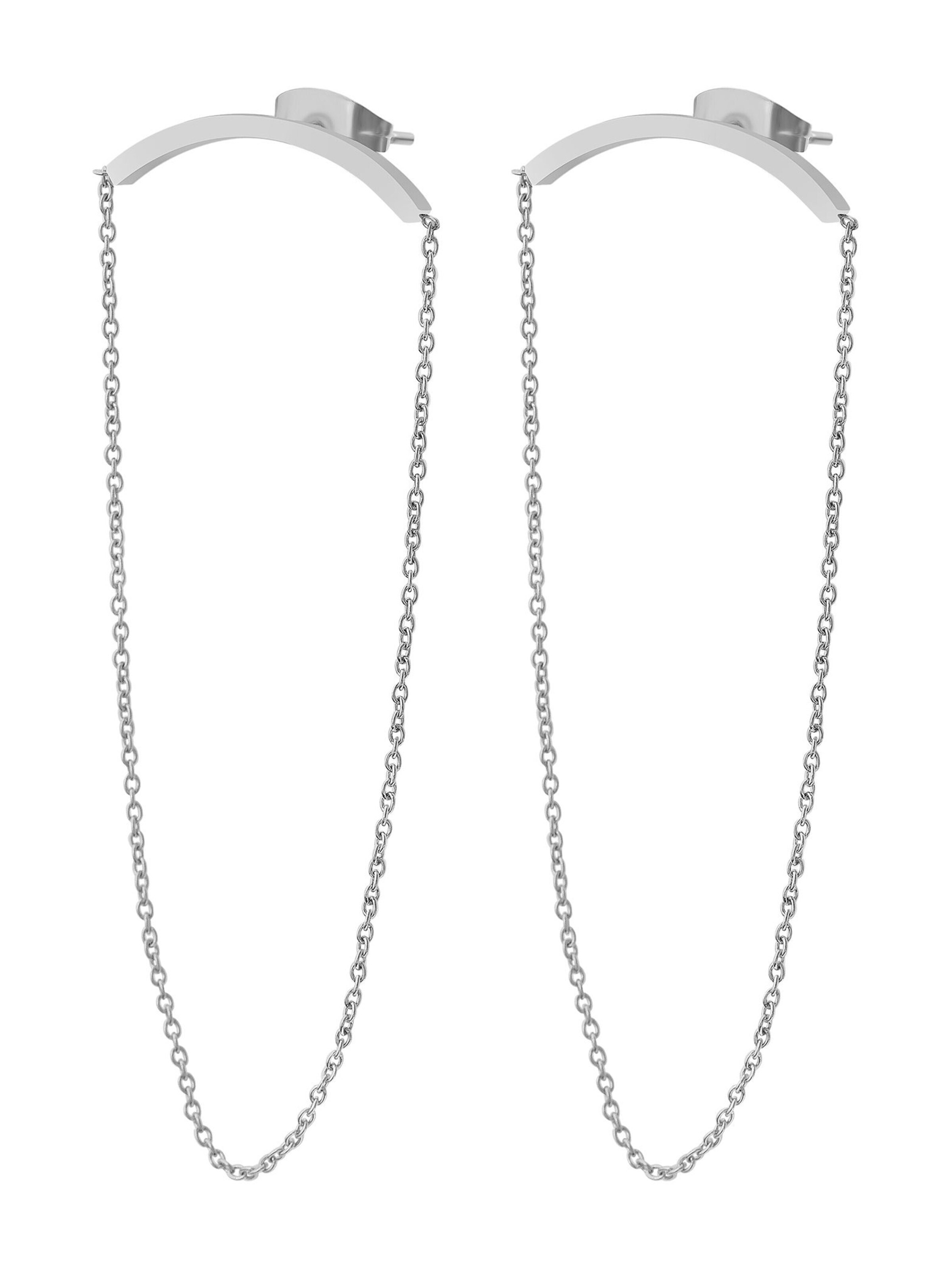 Akzent Earrings 'Amber, langlebig' in Silver