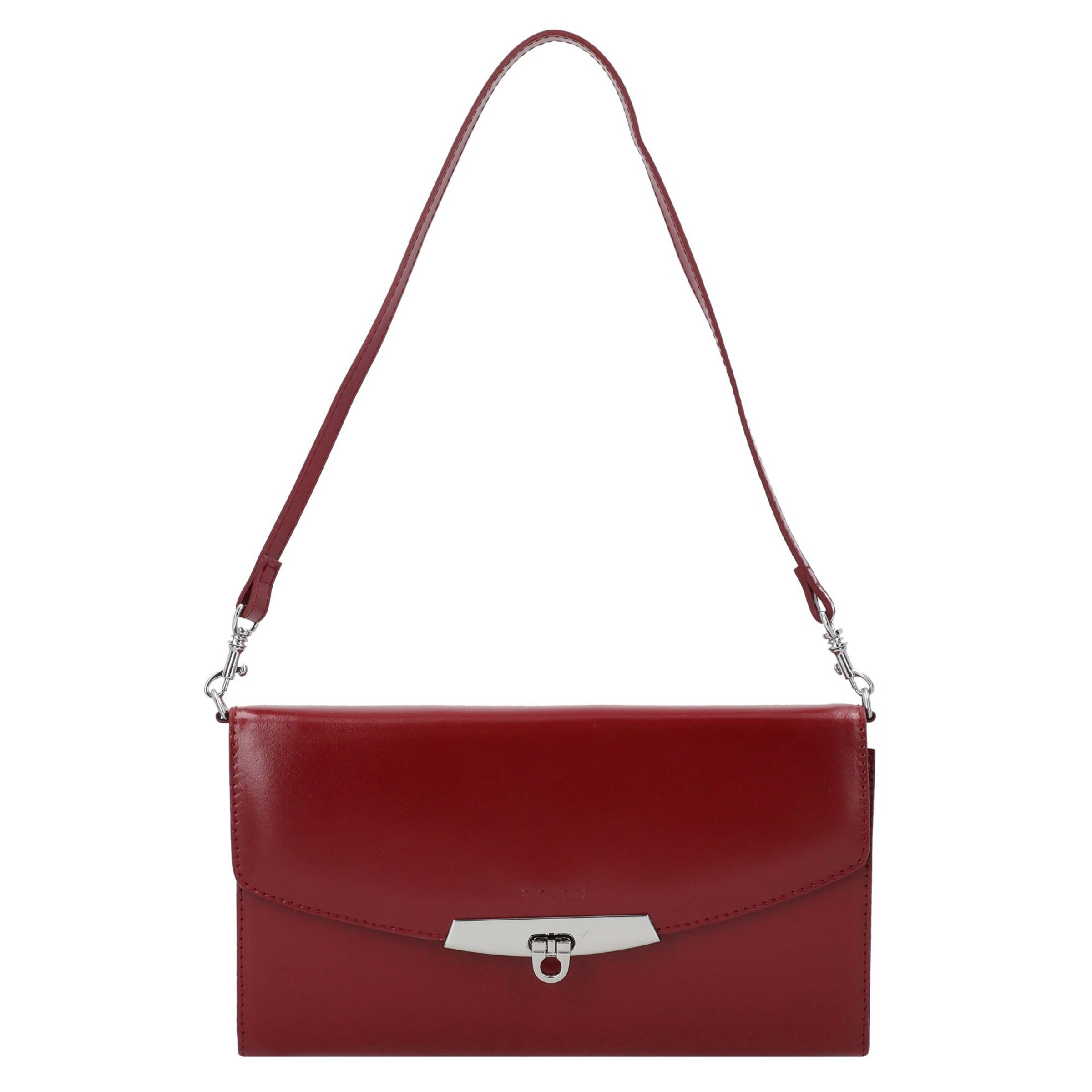 Picard Clutch 'Rome' in Rood: voorkant