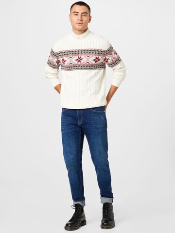 SELECTED HOMME Sweter 'Flake' w kolorze beżowy