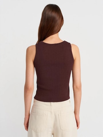 Dilvin Bluse 'Blusen'‌‌‌‌‌ in Braun