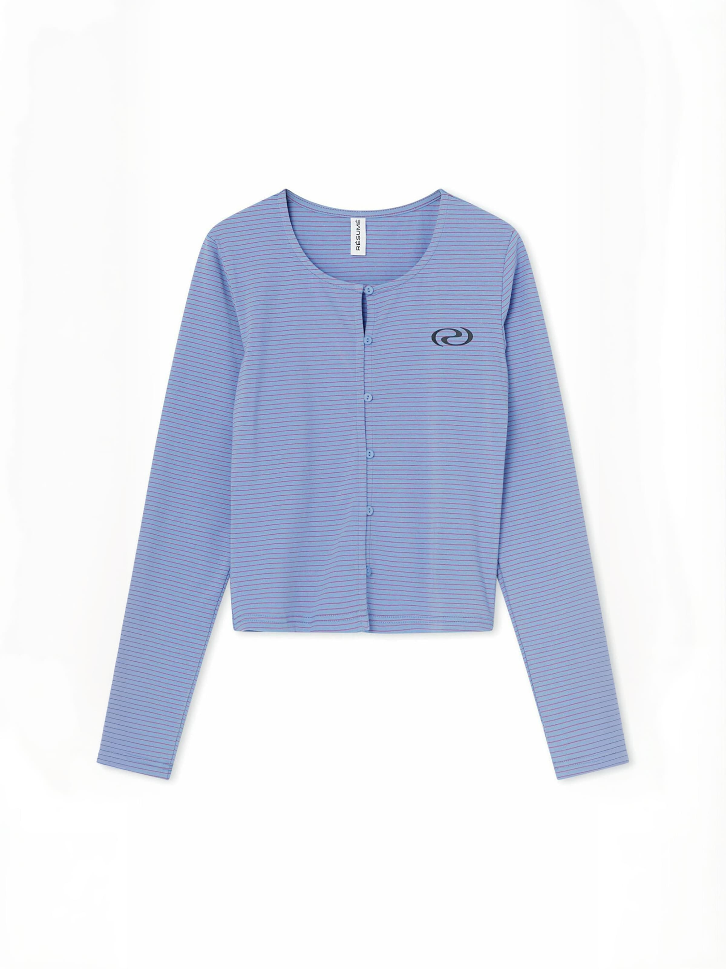 Cardigan ' MaddieRS ' Résumé en bleu : devant