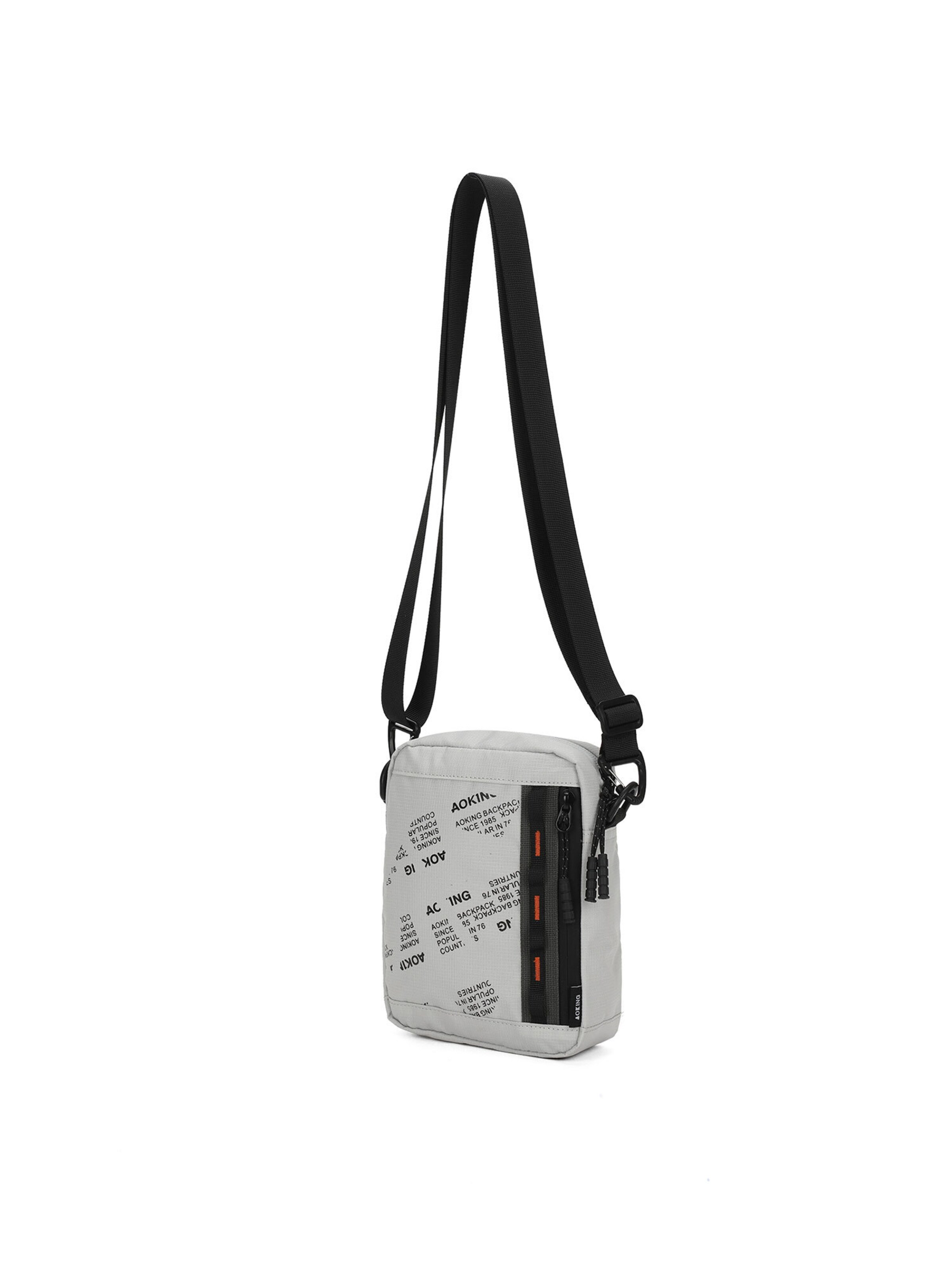 Sac à bandoulière Aoking en gris : devant