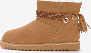 Gooce Snow boots 'Ilsa' in Brown: front