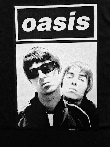 Oasis Shirt 'Oasis- Noel & Liam Boxed Photo T-Shirt'‌‌‌‌‌ in Schwarz